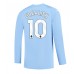 Manchester City Jack Grealish #10 Voetbalkleding Thuisshirt 2023-24 Lange Mouwen